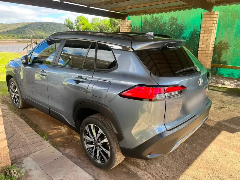 Freshly washed SUV